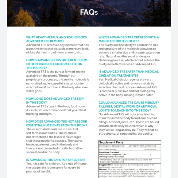 Coseva Advanced TRS Detoxification - Picture 7 of 7